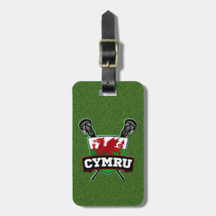 Welsh Lacrosse Bagagelabel Sjabloon