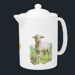 Welsh Lamb Tea Pot Theepot<br><div class="desc">Er is nauwelijks een plek in dit mooie land waar je niet in zicht bent van een kudde schapen. Het lammetje dat op deze theepot staat, zal veel aangename herinneringen aan Wales doen ontstaan. Wanneer zij samen op uw het dienen lijst met de passende mok worden voorgesteld, maken zij een...</div>