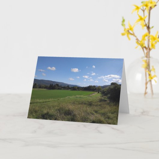 Welsh Landscape 2024 Kaart (Gele Bloem)