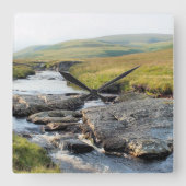 WELSH LANDSCAPE VIERKANTE KLOK (Voorkant)