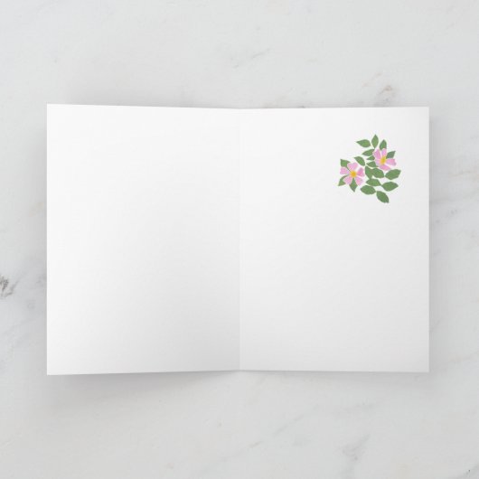 Welsh Language Dog Rozen Grandouders Day Kaart (Binnen)