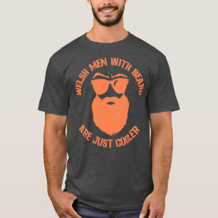 Welsh mannen met baard zijn gewoon koeler t-shirt
