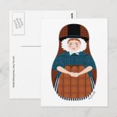 Welsh Matryoshka Briefkaart (Voorkant / Achterkant)