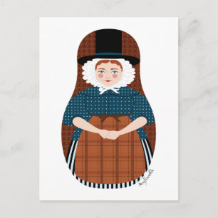 Welsh Matryoshka Briefkaart
