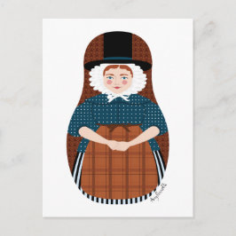 Welsh Matryoshka Briefkaart