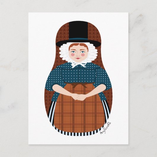 Welsh Matryoshka Briefkaart (Voorkant)