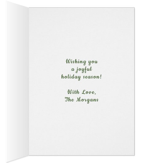 Welsh Merry Christmas, aangepaste vakantie gevouwe (Binnen (Rechts))