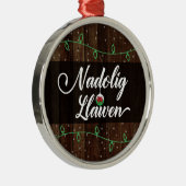 Welsh Merry Kerstmis, Wales, Nadolig Llawen Metalen Ornament (Rechts)