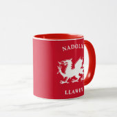 Welsh Merry Kerstry Simple Celtic Nadolig Llawen Mok (Voorkant rechts)
