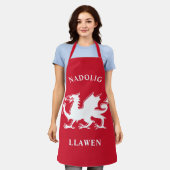 Welsh Merry Kerstry Simple Celtic Nadolig Llawen Schort (Gedragen)