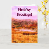 WELSH MOUNTAIN COUNTRY UK KAART (Gele Bloem)