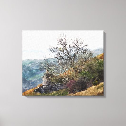 WELSH MOUNTAIN LANDSCAPE CANVAS AFDRUK (Voorkant)