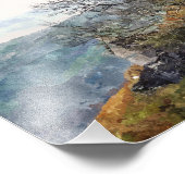 WELSH MOUNTAIN LANDSCAPE FOTO AFDRUK (Hoek)