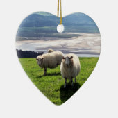 WELSH MOUNTAIN SHEEP KERAMISCH ORNAMENT (Rechts)