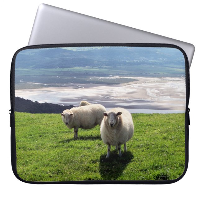 WELSH MOUNTAIN SHEEP LAPTOP SLEEVE (Voorkant)