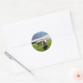 WELSH MOUNTAIN SHEEP RONDE STICKER (Envelop)
