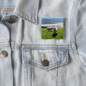 WELSH MOUNTAIN SHEEP VIERKANTE BUTTON 5,1 CM (In situ)