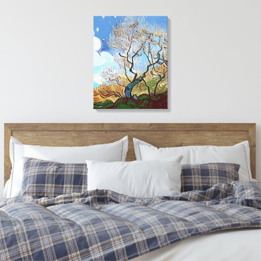 WELSH MOUNTAIN TREE CANVAS AFDRUK (Insitu (Slaapkamer))