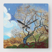 WELSH MOUNTAIN TREE VIERKANTE KLOK (Voorkant)