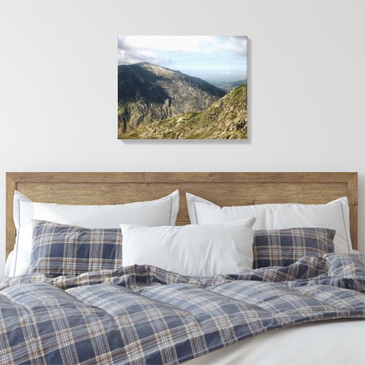 WELSH MOUNTAINS CANVAS AFDRUK (Insitu (Slaapkamer))