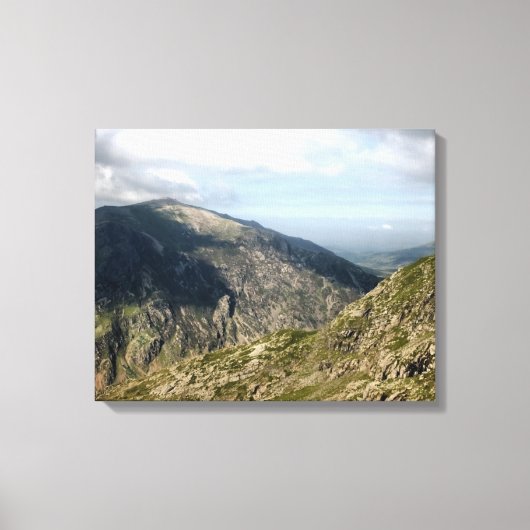 WELSH MOUNTAINS CANVAS AFDRUK (Voorkant)