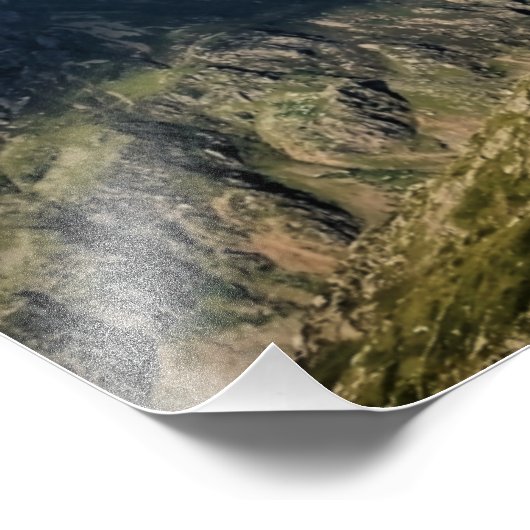 WELSH MOUNTAINS FOTO AFDRUK (Hoek)