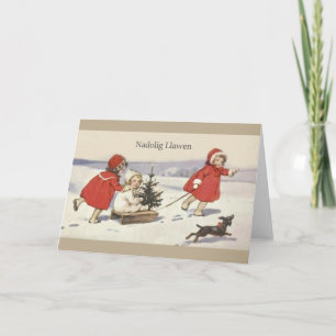 Welsh Nadolig Llawen-kerstkaart Feestdagen Kaart