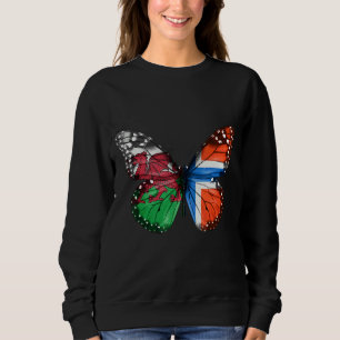 Welsh Noorse vlag Butterfly Trui