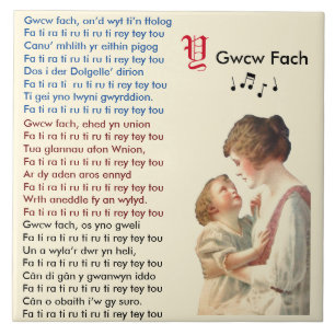 Welsh Nursery Rhyme / Hwiangerddi Tegeltje