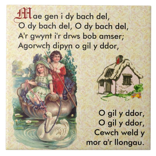 Welsh Nursery Rhyme / Hwiangerddi Tegeltje (Voorkant)