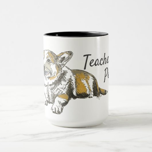 Welsh Pembroke Corgi Mok (Midden)