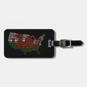 Welsh Place Names in the USA Bagagelabel