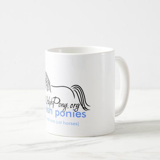 Welsh Pony & Cob Society of America Koffiemok (Voorkant rechts)