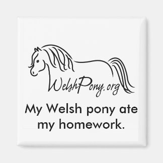 Welsh Pony & Cob Society of America Magneet