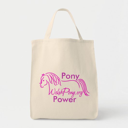Welsh Pony & Cob Society of America Tote Bag (Voorkant)