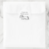 Welsh Pony & Cob Society Ronde Sticker (Tas)