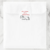 Welsh Pony & Cob Society Ronde Sticker (Tas)