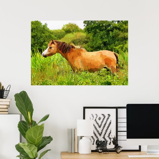 WELSH PONY POSTER (Thuiskantoor)