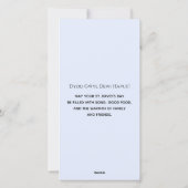 Welsh Pride Saint David's Day Custom Text Feestdagenkaart (Achterkant)