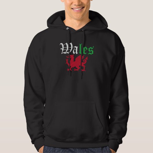 Welsh Pride Wales Flag Hoodie (Voorkant)