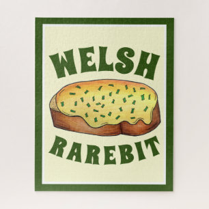 Welsh Rarebit Savory Cheese Toast British Food UK Legpuzzel