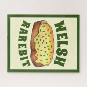 Welsh Rarebit Savory Cheese Toast British Food UK Legpuzzel (Horizontaal)