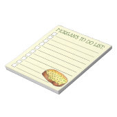 Welsh Rarebit Savory Cheese Toast British Food UK Notitieblok (Linkerzijde)