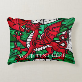 Welsh Red Dragon Flag Accent Kussen