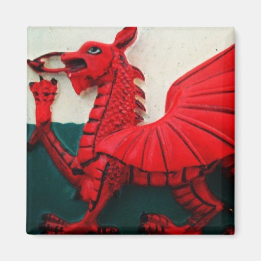 Welsh Red Dragon Magnet (Voorkant)