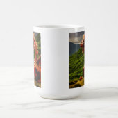 Welsh Red Dragon - Symbool van kracht en erfgoed Koffiemok (Center)