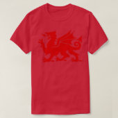 Welsh Red Dragon T-shirt (Design voorkant)