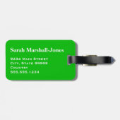 Welsh Red Dragon Wales Flag Bagagelabel (Achterkant horizontaal)