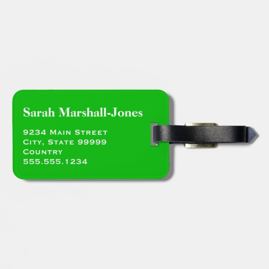 Welsh Red Dragon Wales Flag Bagagelabel (Achterkant horizontaal)