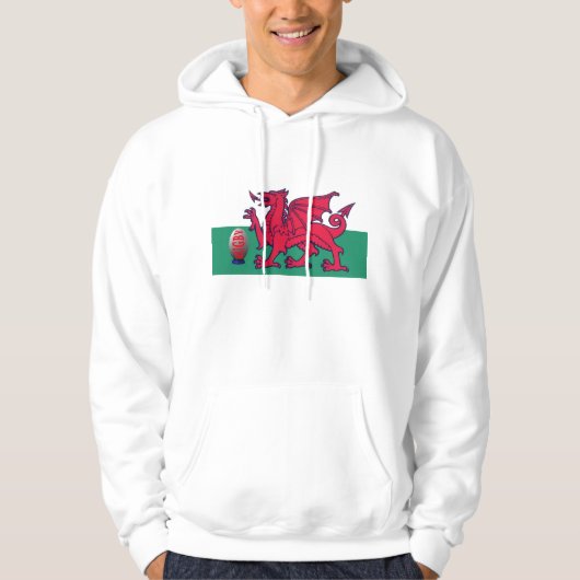 welsh rugby hoodie (Voorkant)